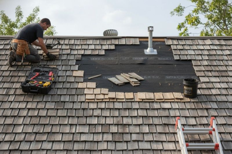 Shake Roof Repair Service