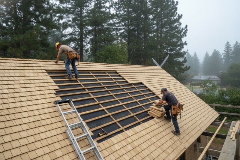 Contact About Wood Shingle Roof Repair