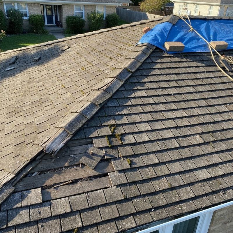 Wood Shingle Roof Repair